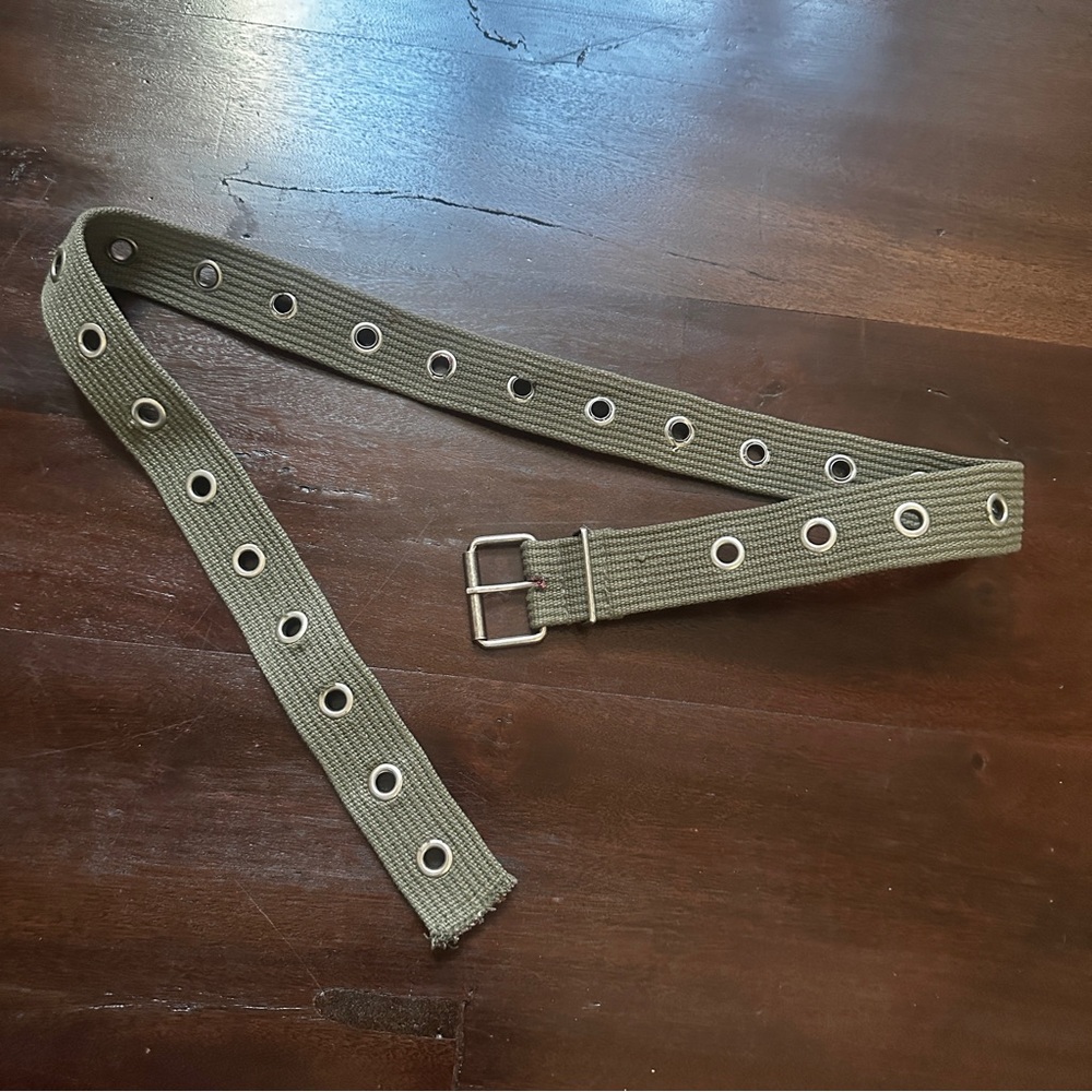 Canvas Grommet Belt